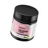 Colágeno Pink Mom Limão 240g Pote Lateral