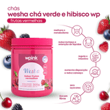 wesha chá verde e hibisco - 300g - wp