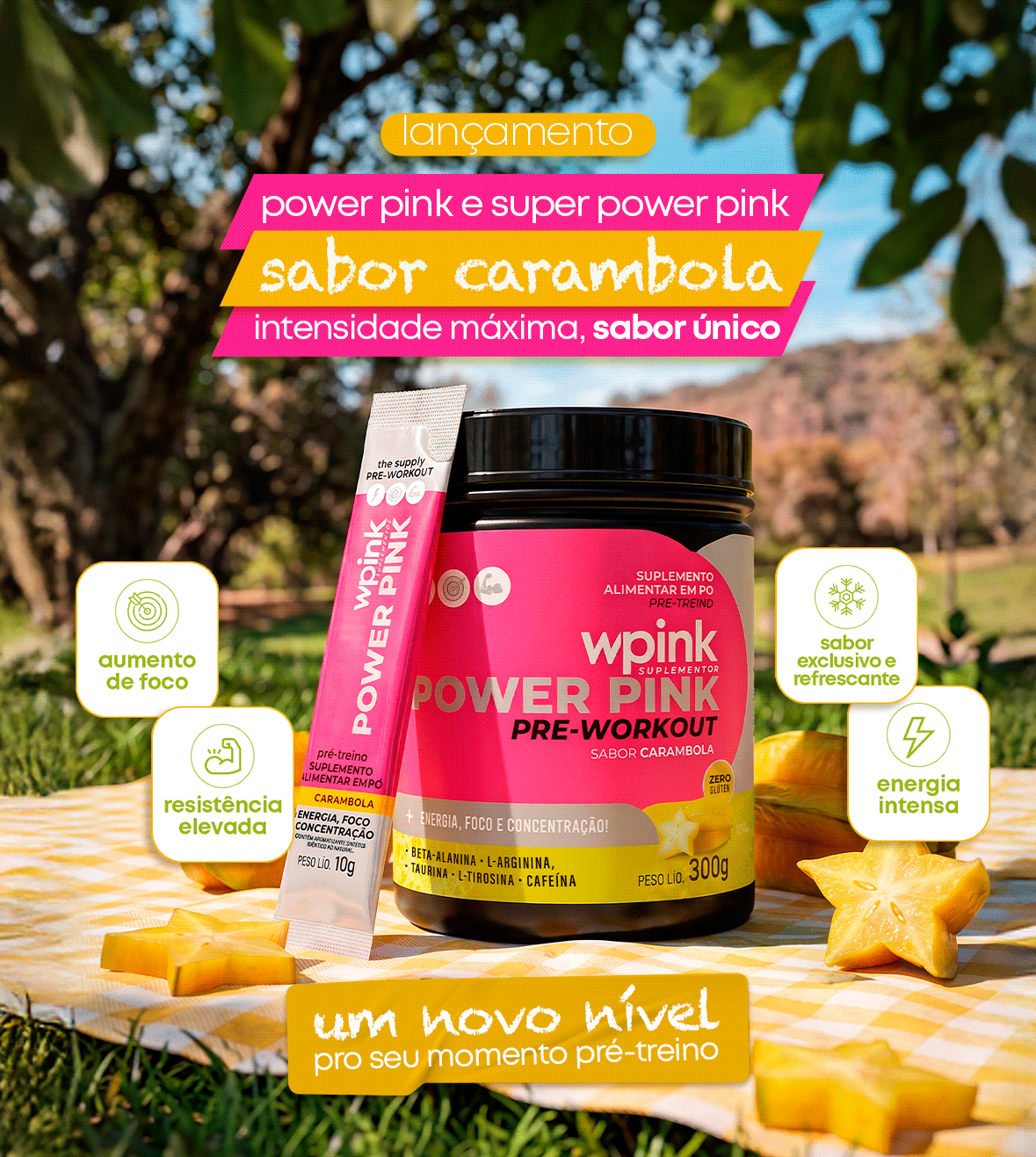 Pr&eacute;-treino Carambola